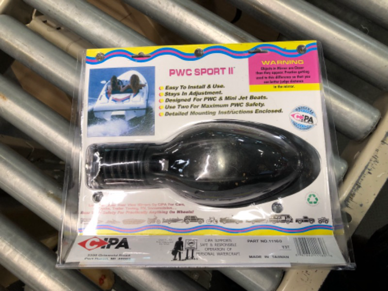 Photo 1 of CIPA 11160 PWC Safety 3.5" x 6.25" Mirror Sport II (Black)
