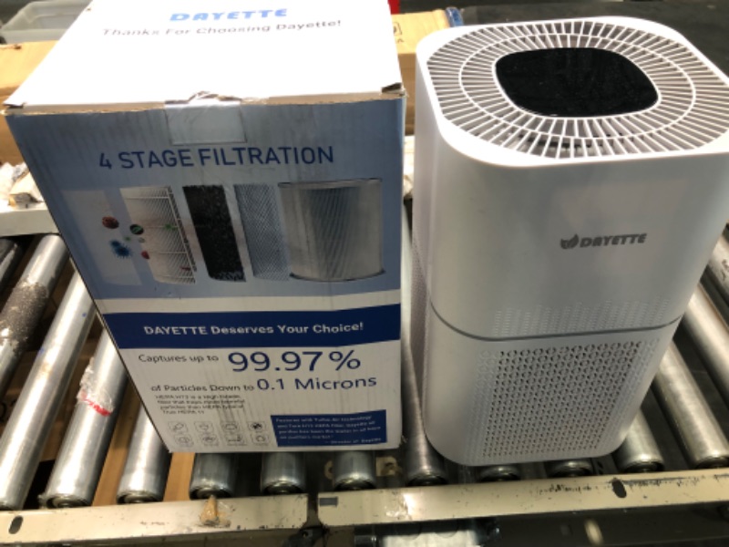 Photo 2 of Dayette HEPA Air Purifiers for Home Large Room, CADR 300+m³/h 1290ft², H13 true HEPA filter remove 99.97% of dust, mold, allergies, odor, pets hair dander, smoke, pollen