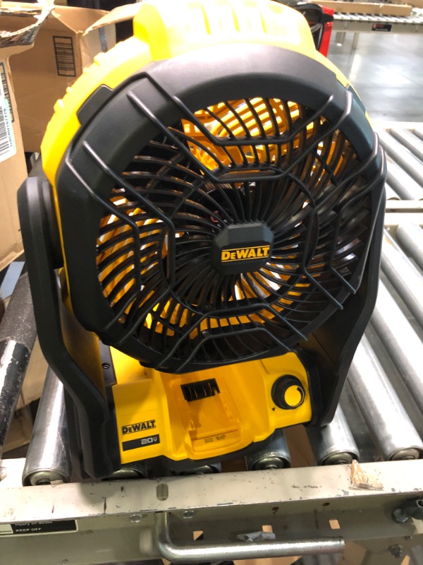 Photo 3 of -BATTERY NOT INCLUDED- DEWALT 20V MAX* Jobsite Fan, Tool Only (DCE512B) Jobsite Fan (NEW)