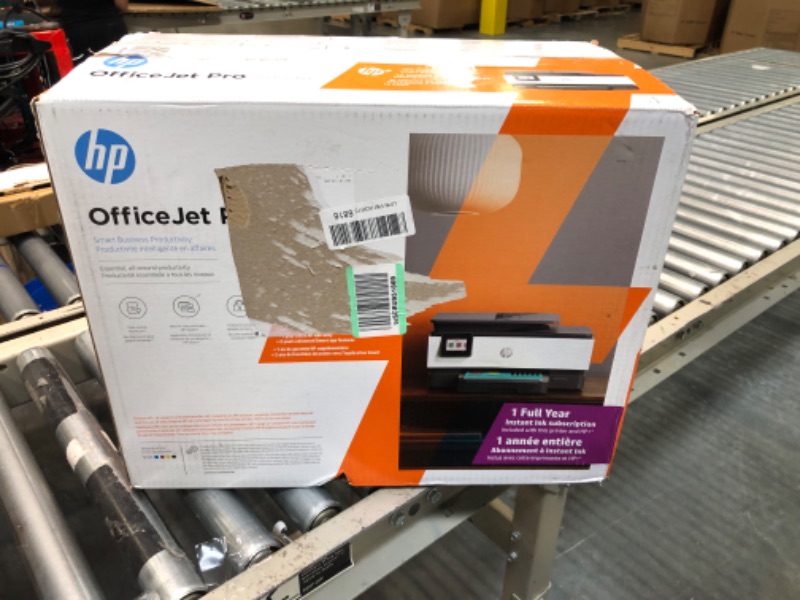 Photo 1 of HP OfficeJet Pro 8034e Wireless Color All-in-One Printer with 1 Full Year Instant Ink,White