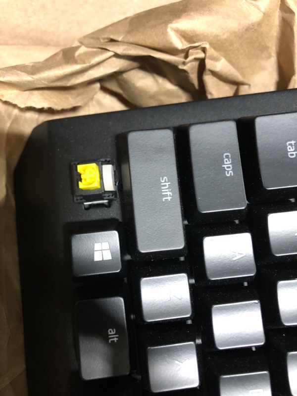 Photo 3 of ***CTRL BUTTON IS BROKEN OFF***Razer BlackWidow V3 Pro Mechanical Wireless Gaming Keyboard: Yellow Mechanical Switches - Linear & Silent - Chroma RGB Lighting - Doubleshot ABS Keycaps - Transparent Switch Housing - Bluetooth/2.4GHz