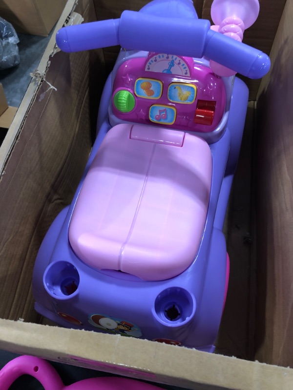 Photo 6 of Fisher Price Music Parade Purple Ride-On with 5 Different Marching Tunes! [Amazon Exclusive]