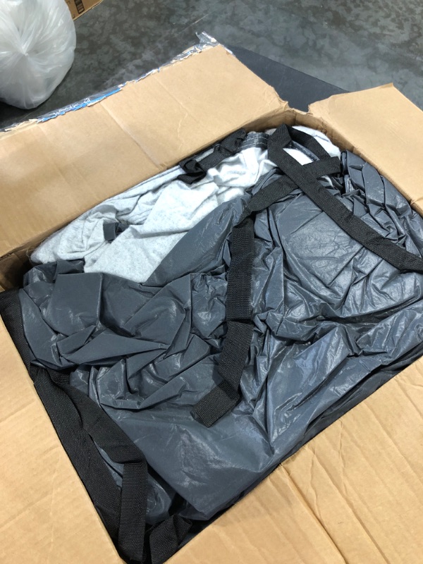 Photo 1 of GUNHYI 16 Layers Hatchback Car Cover All Weather Waterproof with Zipper, Universal Fit Hyundai Veloster/Kona, Ford Fiesta, Nissan Leaf, vw Glof, Honda Civic Hatchback, Chevrolet HHR etc 3 Fit Hatchback length 164-177 inch gray