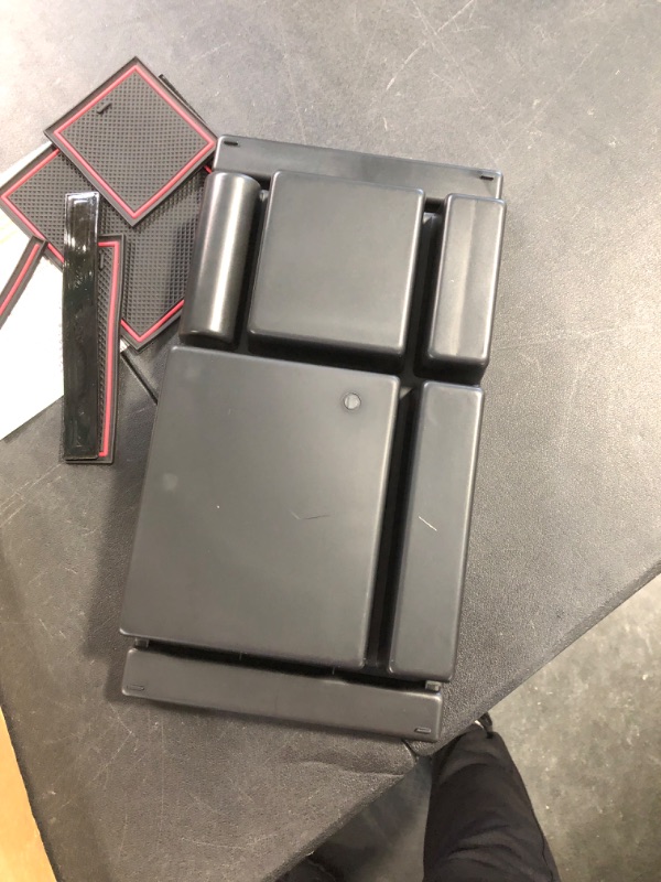 Photo 1 of JKCOVER Center Console Organizer Tray Compatible with (2019-2022 2023) Chevy Silverado 1500/GMC Sierra 1500 and 2020-2023 Silverado/Sierra 2500/3500 HD - Full Console w/Bucket Seats ONLY?Black trim