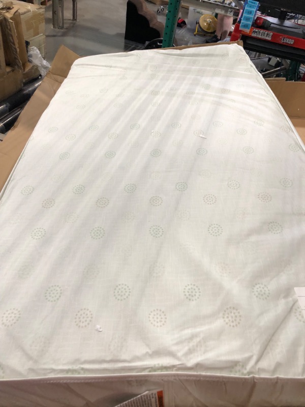 Photo 1 of Delta Children Twinkle Galaxy Dual Sided Crib and Toddler Mattress - Premium Sustainably Sourced Fiber Core - Waterproof - GREENGUARD Gold Certified (Non-Toxic) - 7 Year Warranty - Made in USA