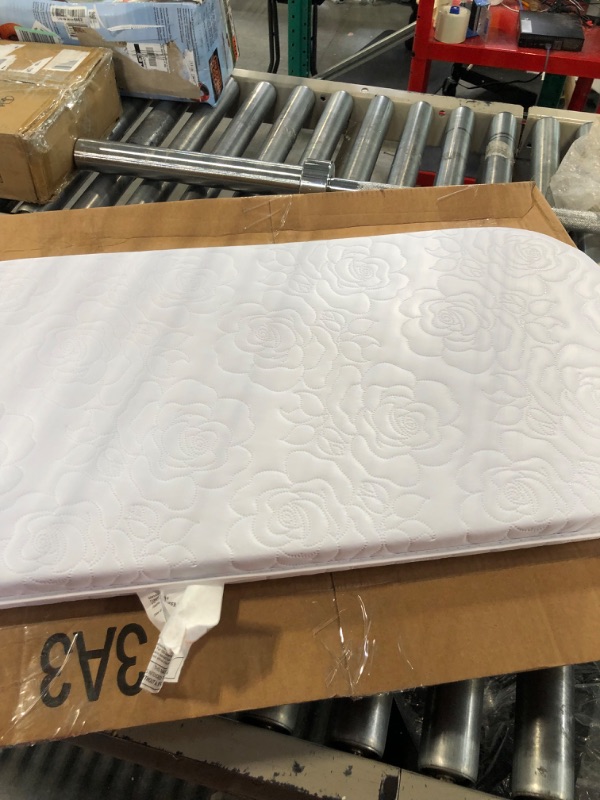 Photo 1 of Colgate Mattress Cradle & Bassinet Mattress - GREENGUARD Gold Certified, Reversible Bassinet Pad with 2” Thickness, Wrapped in Waterproof Quilted Cover - 15” X 30” X 2”