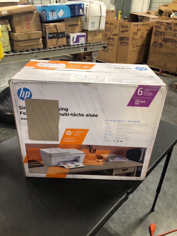 Photo 2 of HP DeskJet 4155e Wireless Color All-in-One Printer & 67XL Tri-Color High-Yield Ink Cartridge | 3YM58AN & 67XL Black High-Yield Ink Cartridge | 3YM57AN Printer + Tri-color Ink + Black Ink