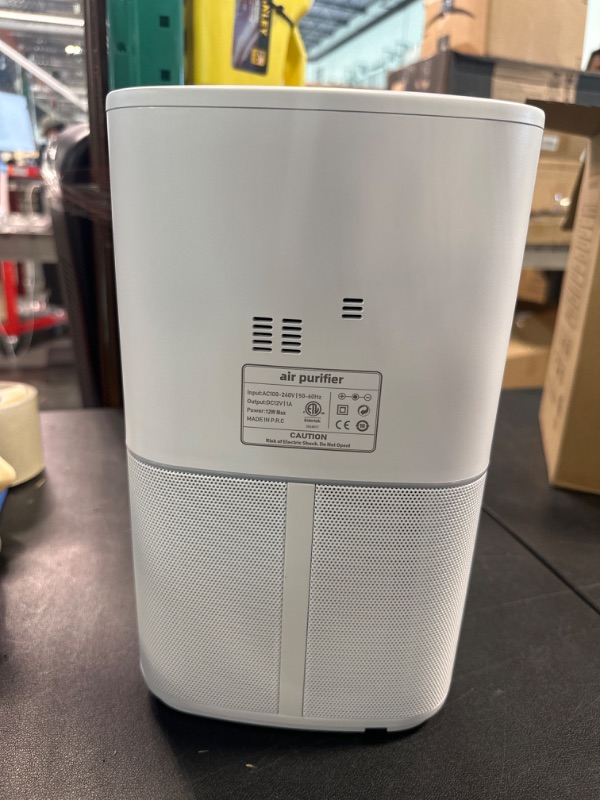 Photo 4 of Cwxwei Air Purifiers for Bedroom Home,Max Up to 825 sq ft,True H13 HEPA Filter,For Pet Dander,Smoke,Odor,Dust,Allergens,Mold,Wildfire Particles.24dB Quiet Air Purifier,Desktop Air Cleaners,SY910 White1