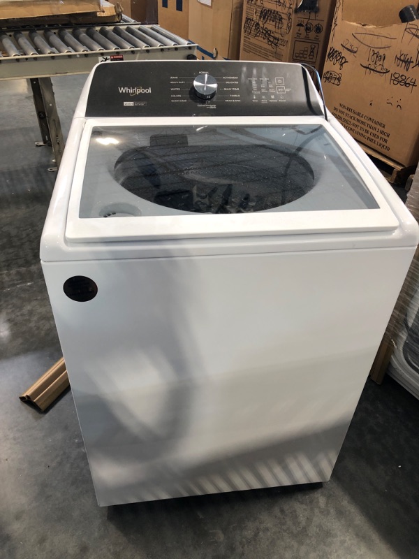 Photo 1 of 4.7–4.8 Cu. Ft. Top Load Washer with 2 in 1 Removable Agitator 809Model: WTW5057LW