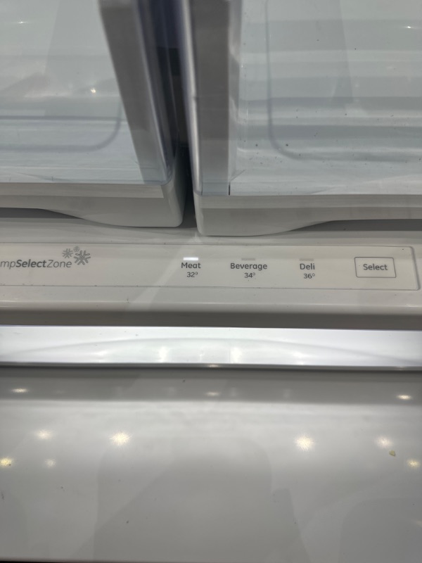 Photo 13 of GE Profile 36 Inch Wide 22.2 Cu. Ft. Counter Depth French Door Refrigerator with Hands-Free Autofill and TwinChill Evaporators