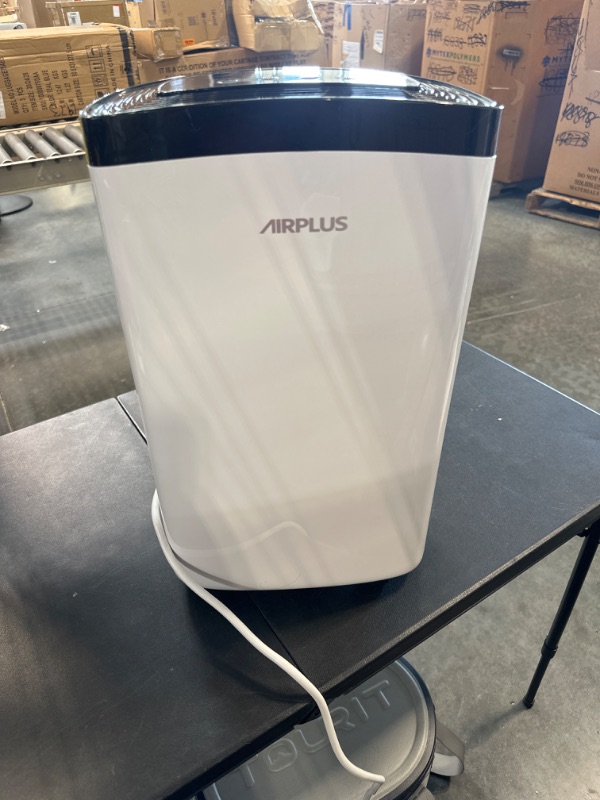 Photo 3 of AIRPLUS 2,000 Sq. Ft 30 Pints Dehumidifier for Home and Basements with Drain Hose(AP1907) 30 Pints A-Rounded