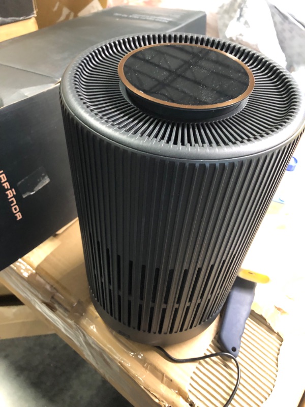 Photo 2 of Jafanda Air Purifiers for Home bedroom,H13 True HEPA Coverage 450 sqft,23 dB Air cleaner,Effectively Remove Pollen Dust and Odor to Prevent Seasonal Air Diseases,Night Light Black