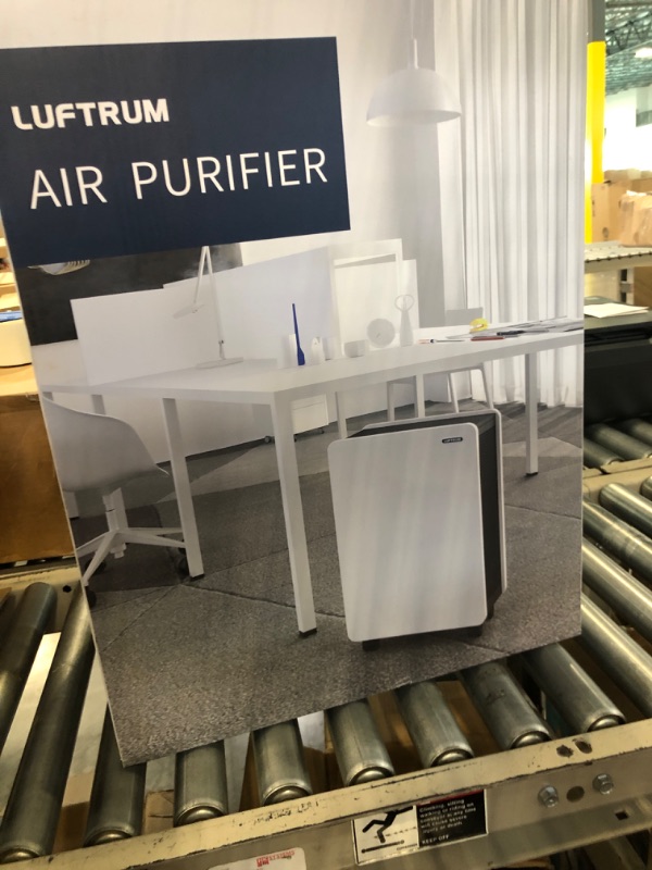 Photo 2 of Air Purifier for Large Room: True HEPA Air Filter for Allergies Pets Asthma Smoke Air Cleaner - 2608 Sq Ft Coverage Removes 99.9% of Pet Dander Dust Mold Odors Pollen Elegant white