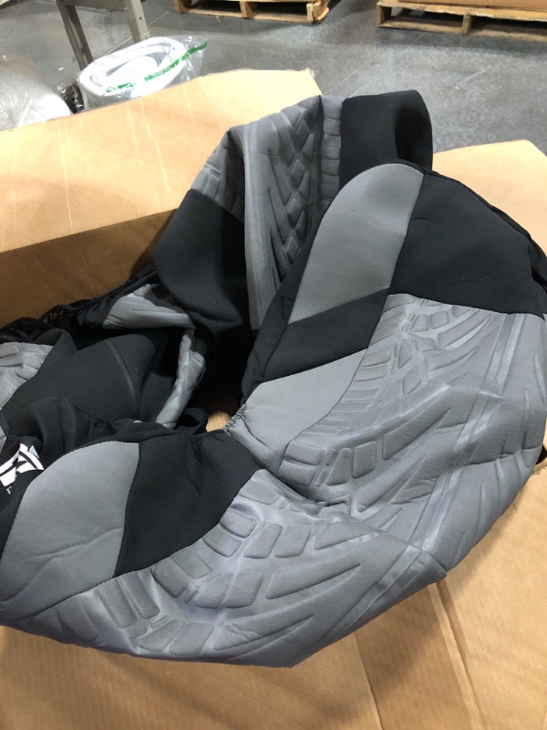 Photo 3 of Car Seat Covers for Front Seats, Breathable Waterproof Polyester Vehicle Seat Protectors, Anti-Slip Split Auto Cushion Cover, Driver Interior Accessories for Most Cars, Trucks, SUV, Van (Gray)