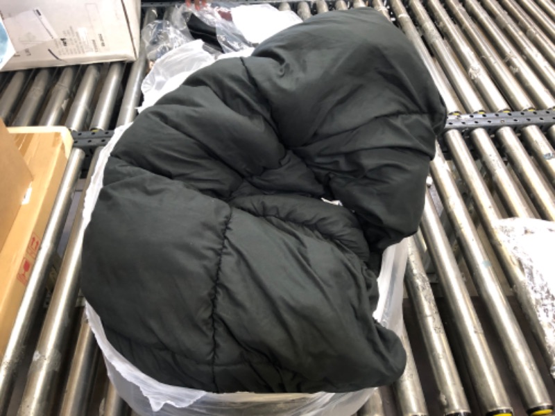 Photo 2 of 1300 Series All Season Goose Down Alternative Comforter Full/Queen / Black Full/Queen Black