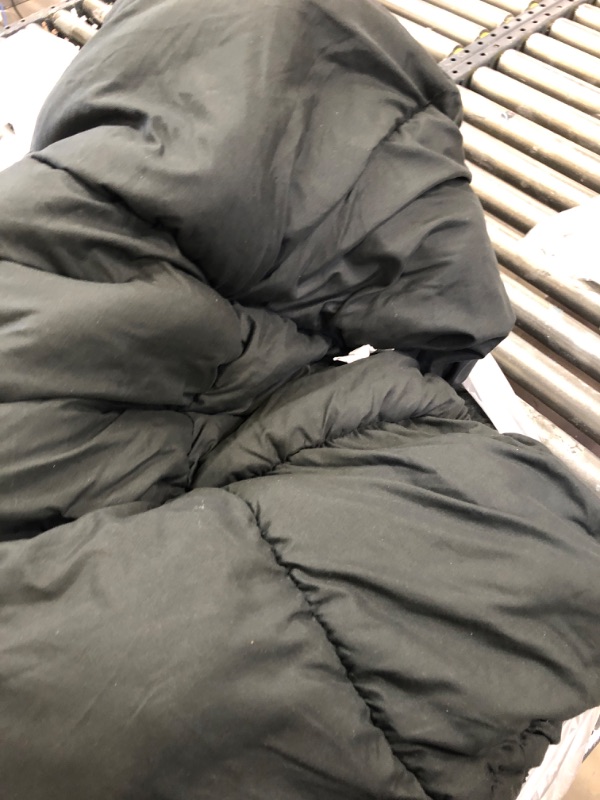 Photo 3 of 1300 Series All Season Goose Down Alternative Comforter Full/Queen / Black Full/Queen Black