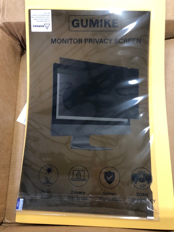 Photo 2 of 22 inch Computer Privacy Screen Filter - Suitable for 16:10 Aspect Ratio Widescreen Monitor - Blue Light Filter - Anti-Glare & Anti-Scratch Protector Film (22" Widescreen (16:10))
