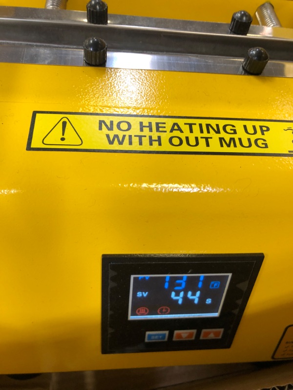 Photo 1 of CH1924 20oz Straight Cup Manual Heat Transfer Cup Machine 500W 0-250°C Hot Press Tools for Sport Water Bottle Insulation Cup DIY
