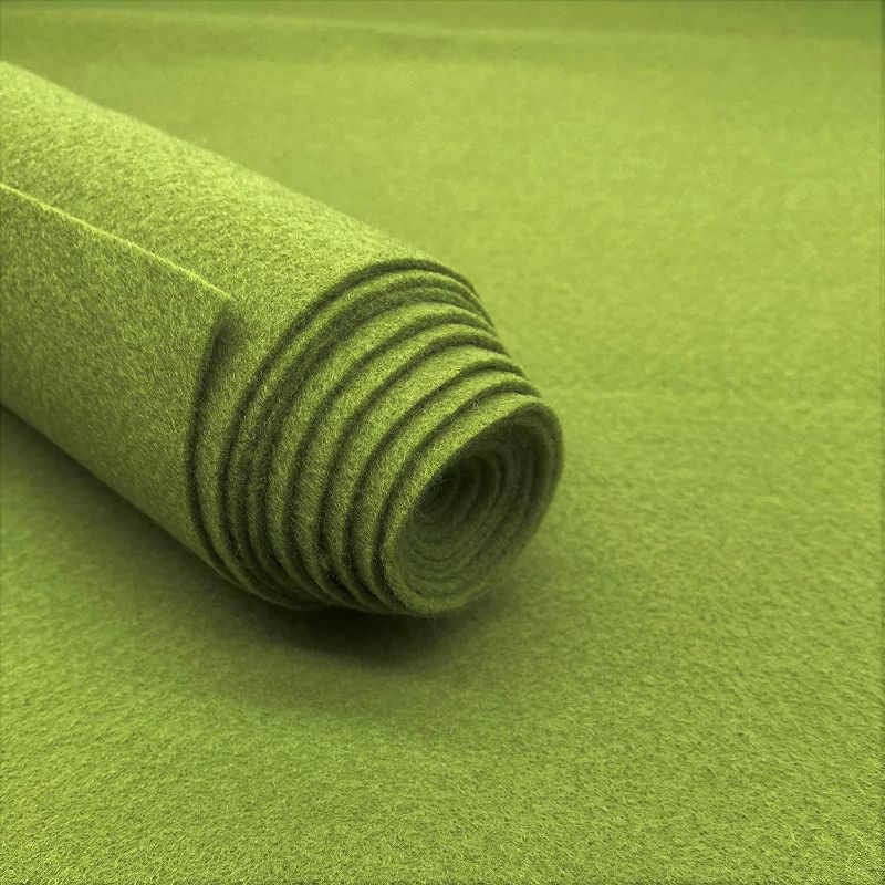 Photo 1 of Acrylic Felt Fabric 72" Wide by the Yard | Craft Felt for DIY Projects, Costumes, Decoration, Holidays - (2-Yards) Olive
