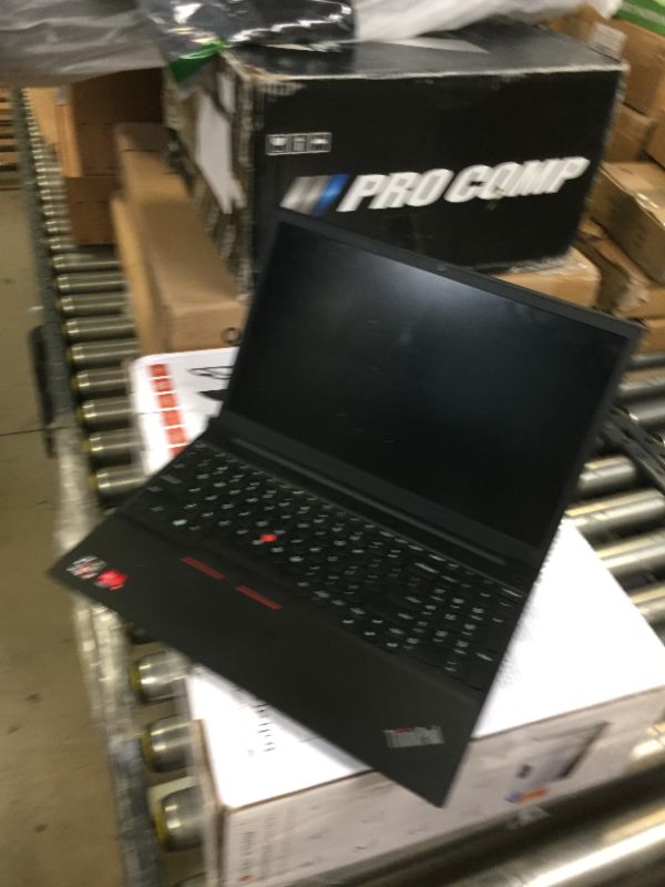 Photo 3 of Lenovo ThinkPad E15 (20T80005US) Laptop, 15.6" FHD Display, AMD Ryzen 5 4500U Upto 4.0GHz, 8GB RAM, 256GB NVMe SSD, HDMI, DIsplayPort via USB-C, Card Reader, Wi-Fi, Bluetooth, Windows 10 Pro