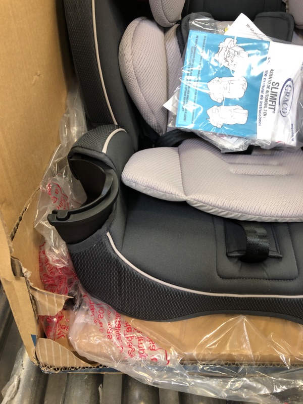 Photo 4 of Graco Slimfit 3 in 1 Car Seat | Slim & Comfy Design Saves Space in Your Back Seat, Redmond SlimFit Redmond