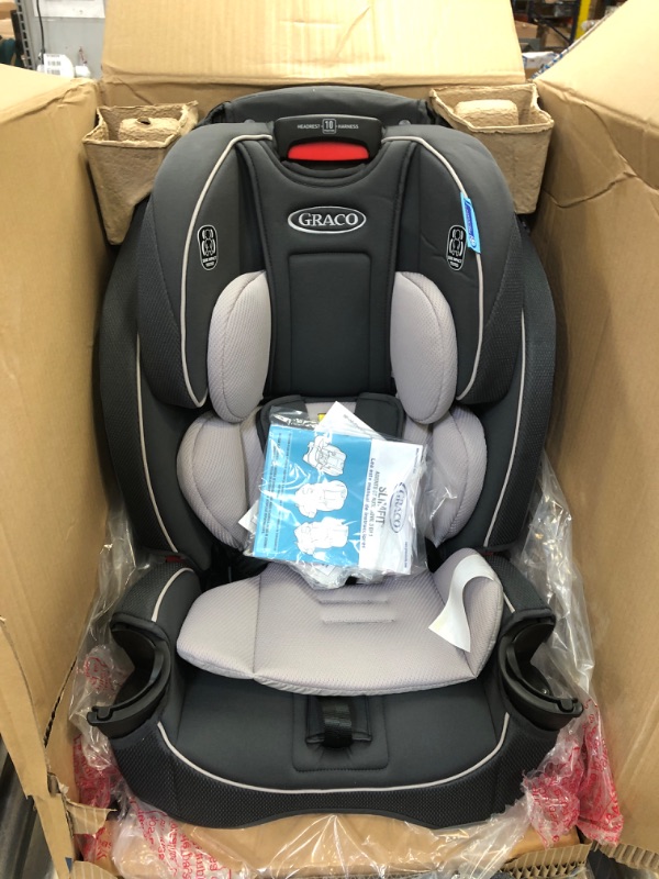 Photo 2 of Graco Slimfit 3 in 1 Car Seat | Slim & Comfy Design Saves Space in Your Back Seat, Redmond SlimFit Redmond