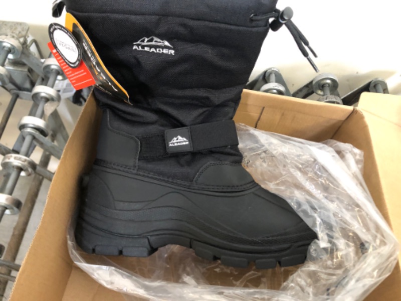 Photo 2 of ALEADER Men's Insulated Waterproof Winter Snow Boots
Size 9