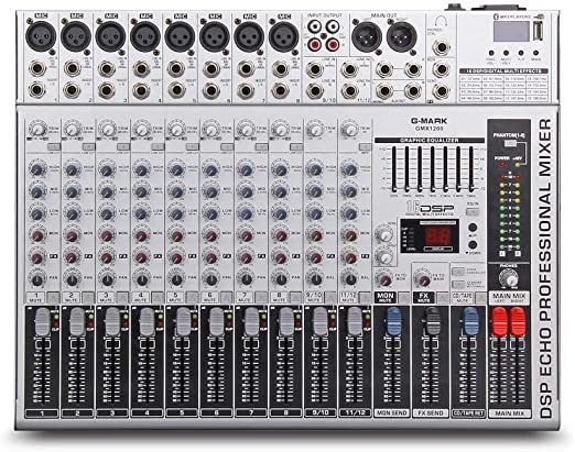 Photo 1 of 12 channel Professional USB Audio Mixing console