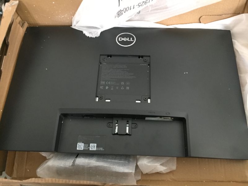 Photo 1 of Dell 24 inch Monitor FHD (1920 x 1080) 16:9 Ratio with Comfortview (TUV-Certified), 75Hz Refresh Rate, 16.7 Million Colors, Anti-Glare Screen with 3H Hardness, Black - SE2422HX 24 Inches SE2422HX