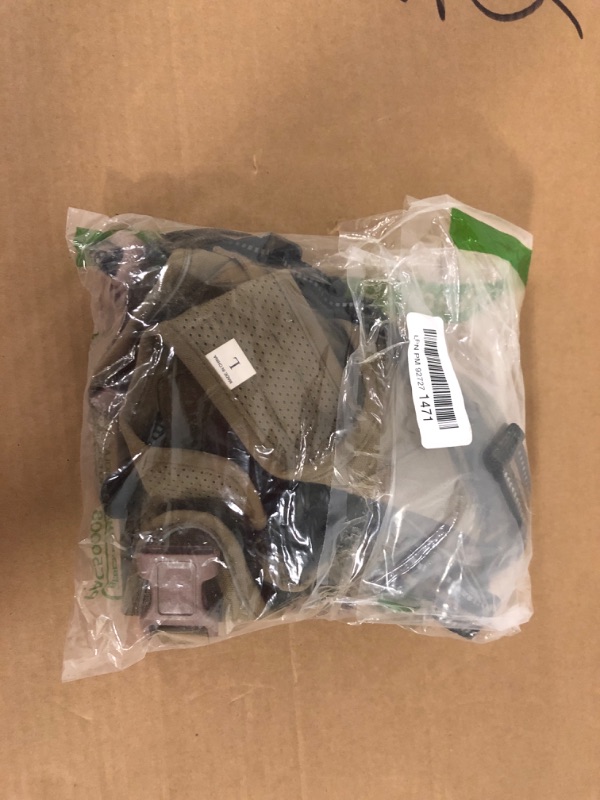 Photo 1 of rabbitgoo Tactical Dog Harness No Pull, Military Dog Vest Harness with Handle & Molle, Easy Control Service Dog Harness for Large Dogs Training Walking, Adjustable Reflective Pet Harness, Brown, L Large Brown