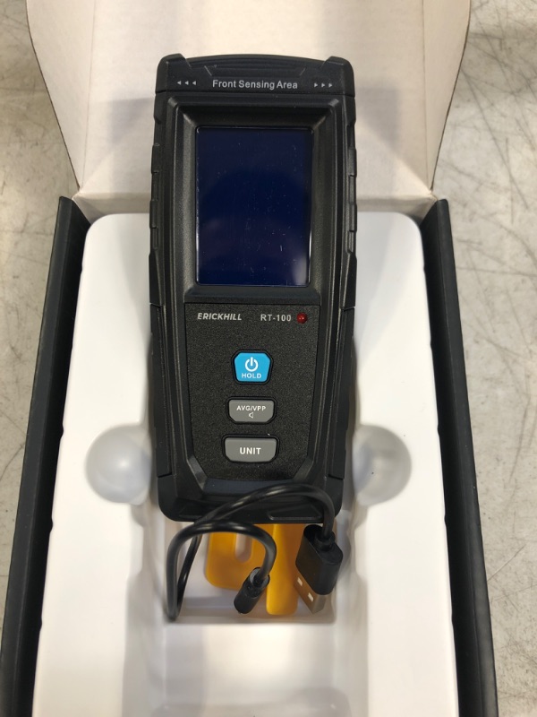 Photo 1 of ERICKHILL EMF Meter, Rechargeable Digital Electromagnetic Field Radiation Detector Hand-held Digital LCD EMF Detector, Great Tester for Home EMF Inspections...
