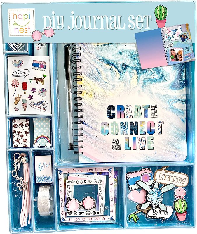 Photo 1 of Hapinest DIY Journal Set for Girls Gifts Ages 8 9 10 11 12 13 Years Old and Up
