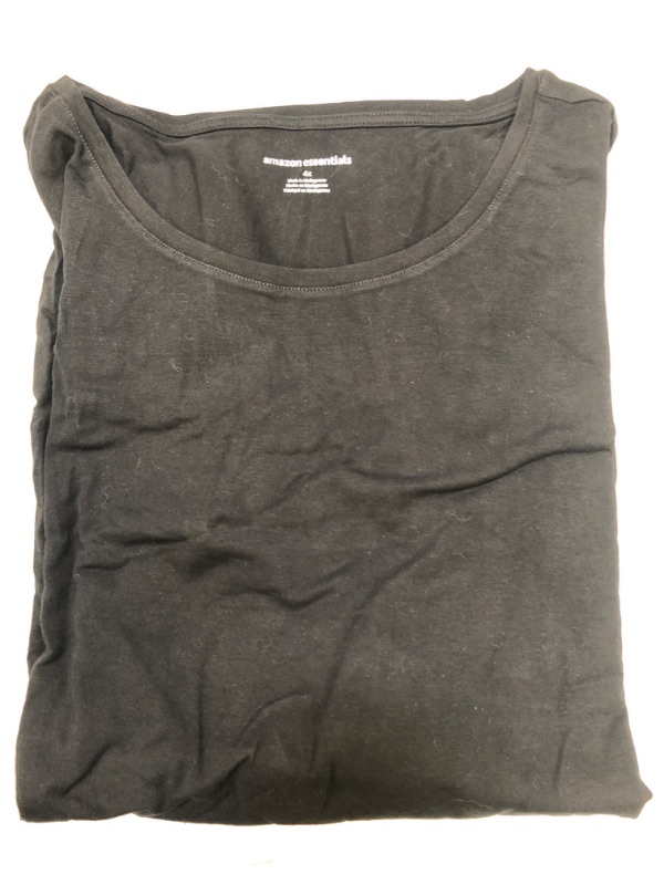 Photo 2 of Amazon Essentials Women's Classic-Fit Short-Sleeve Scoop Neck T-Shirt SIZE 4XL
