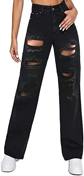 baggy straight leg jeans