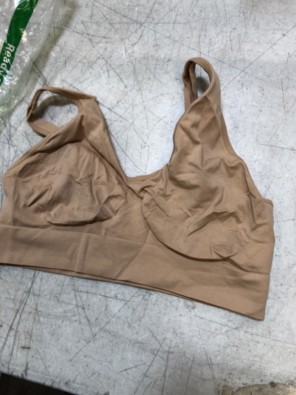 Photo 1 of BEIGE SPORTS BRA SIZE 2XL