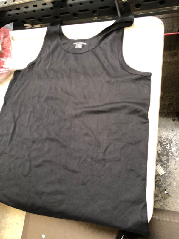 Photo 1 of AMAZON ESSENTIAL BLACK TANK TOP SIZE XXL