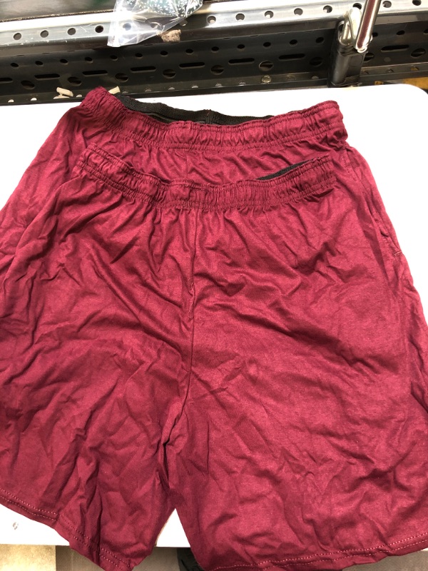 Photo 1 of 2 PACK LARGE BURGUNDY SHORTS