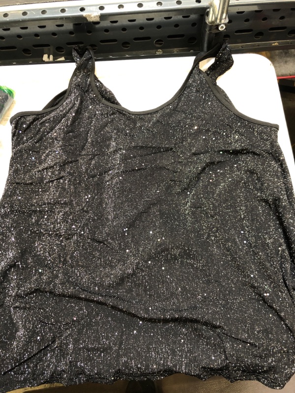 Photo 1 of 3XL BLACK GLITTERY TANK TOP