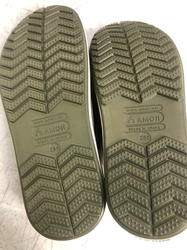 Photo 3 of Amoji Unisex Clogs Garden Shoes Slip On Sandals (OLIVE COLOR)