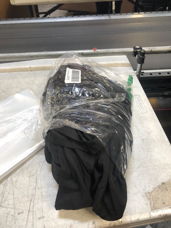 Photo 2 of SONIVE Premium Bed Skirt Solid with Pleated Dust Ruffle 15-Inch Drop Easy to Put in Shrink Free and Fade Resistant (Black, Queen) Black Queen