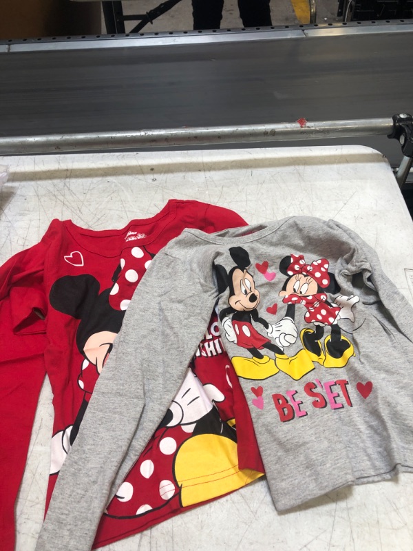 Photo 1 of 2 PC LONG SLEEVE KID DISNEY SHIRTS ( SIZES: 6 ) 