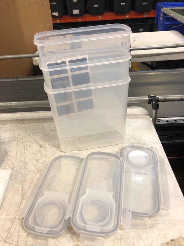 Photo 1 of 3 PC  LARGE PLASTIC CONTAINERS 