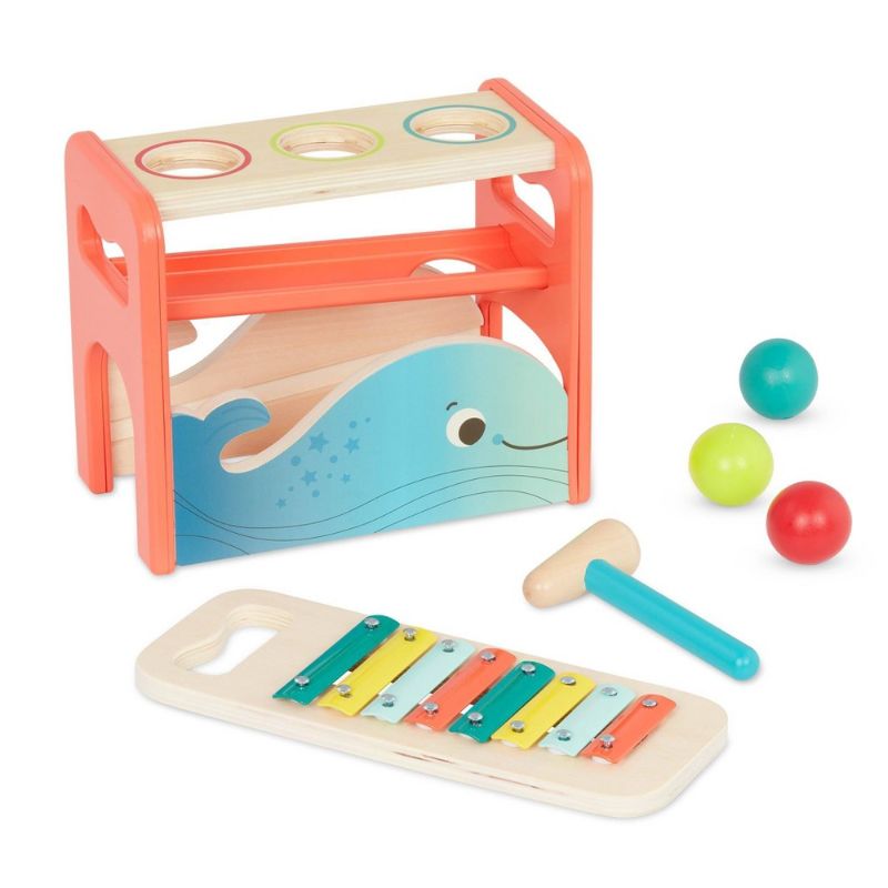 Photo 1 of B. Toys - Pounding Bench & Xylophone - Xylo-Pound Whale
