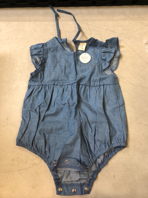 Photo 1 of BABY GIRLS ROMPER - SIZE : 6-12 MOS