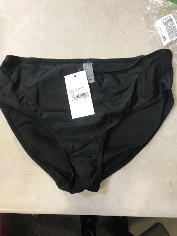 Photo 1 of black bikini bottoms size 14