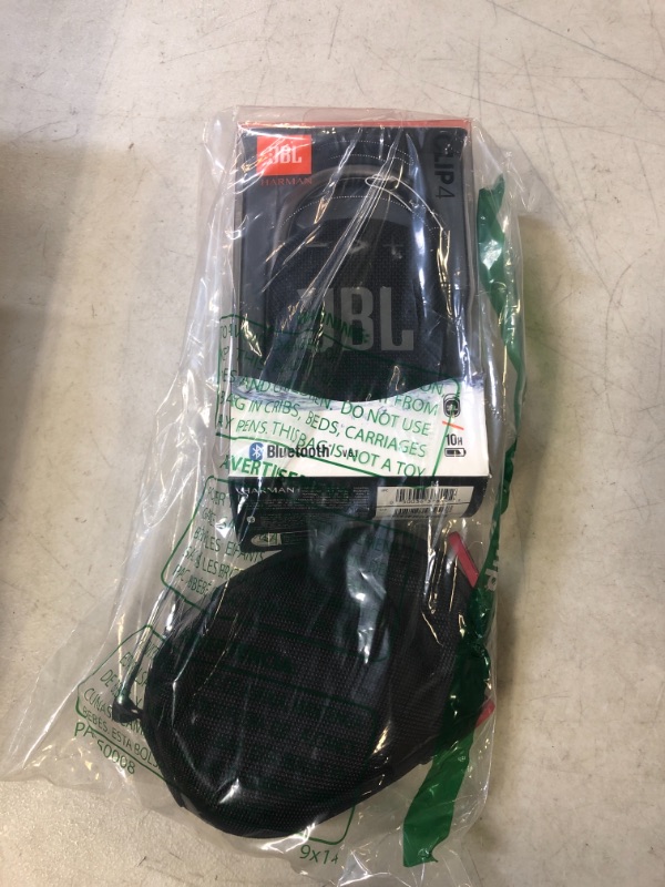 Photo 1 of JBL Clip 4 Waterproof Portable Bluetooth Speaker Bundle with Megen Protective Hardshell Case (Black)