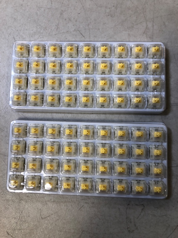 Photo 2 of Gateron Pro 2.0 RGB SMD Switches 35 PCS Yellow White Brown Silver Blue Pro Switch V2 Pre Lubed for MX Mechanical Keyboard (Pro 2.0 Yellow 35 PCS)
