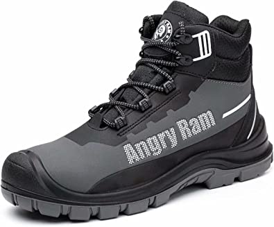 Photo 1 of ANGRYRAM Steel Toe Boots for Men Women Waterproof Lightweight Safety Boots Slip Resistant Work Shoes Breathable Puncture Proof Sneakers
SIZE 7.5