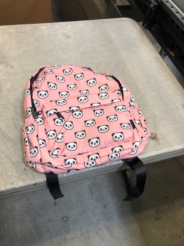 Photo 1 of 13" pink panda backpack