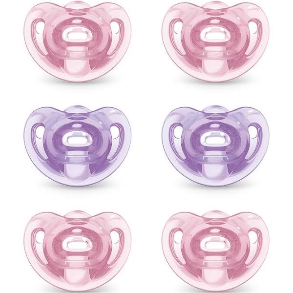 Photo 1 of Nuk Comfy Orthodontic Pacifiers, 0-6 Months, 6 Pack, Pink